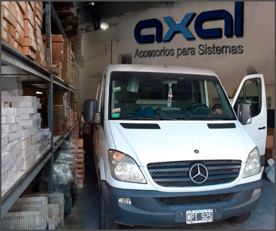 Axal. Logistica/envío a todo el país.